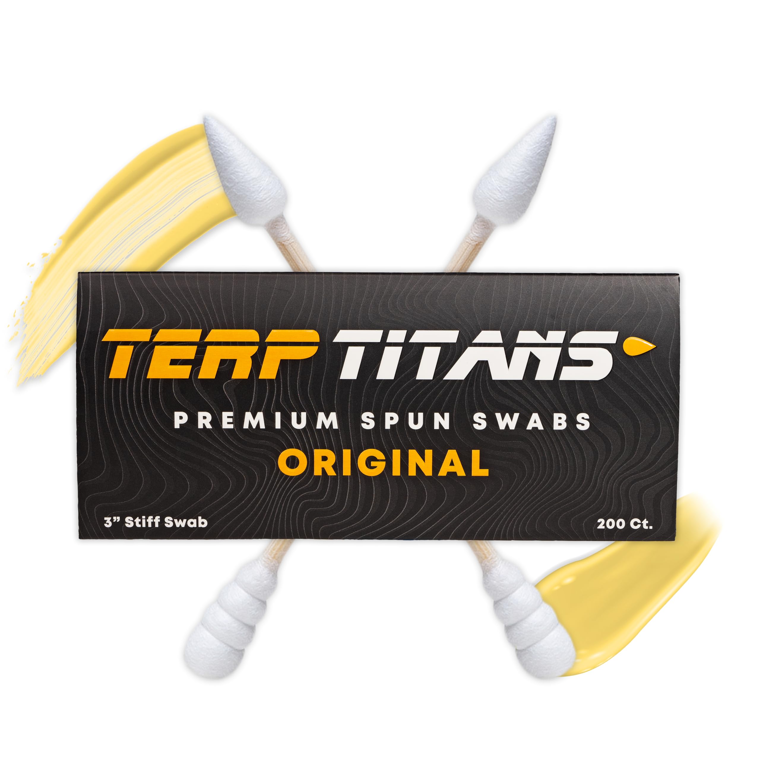 TerpTitans Original XL Premium - Hisopos acanalados, 400 unidades, diseñados para una máxima absorción y precisión, embalaje de plástico cero, paquete de 2