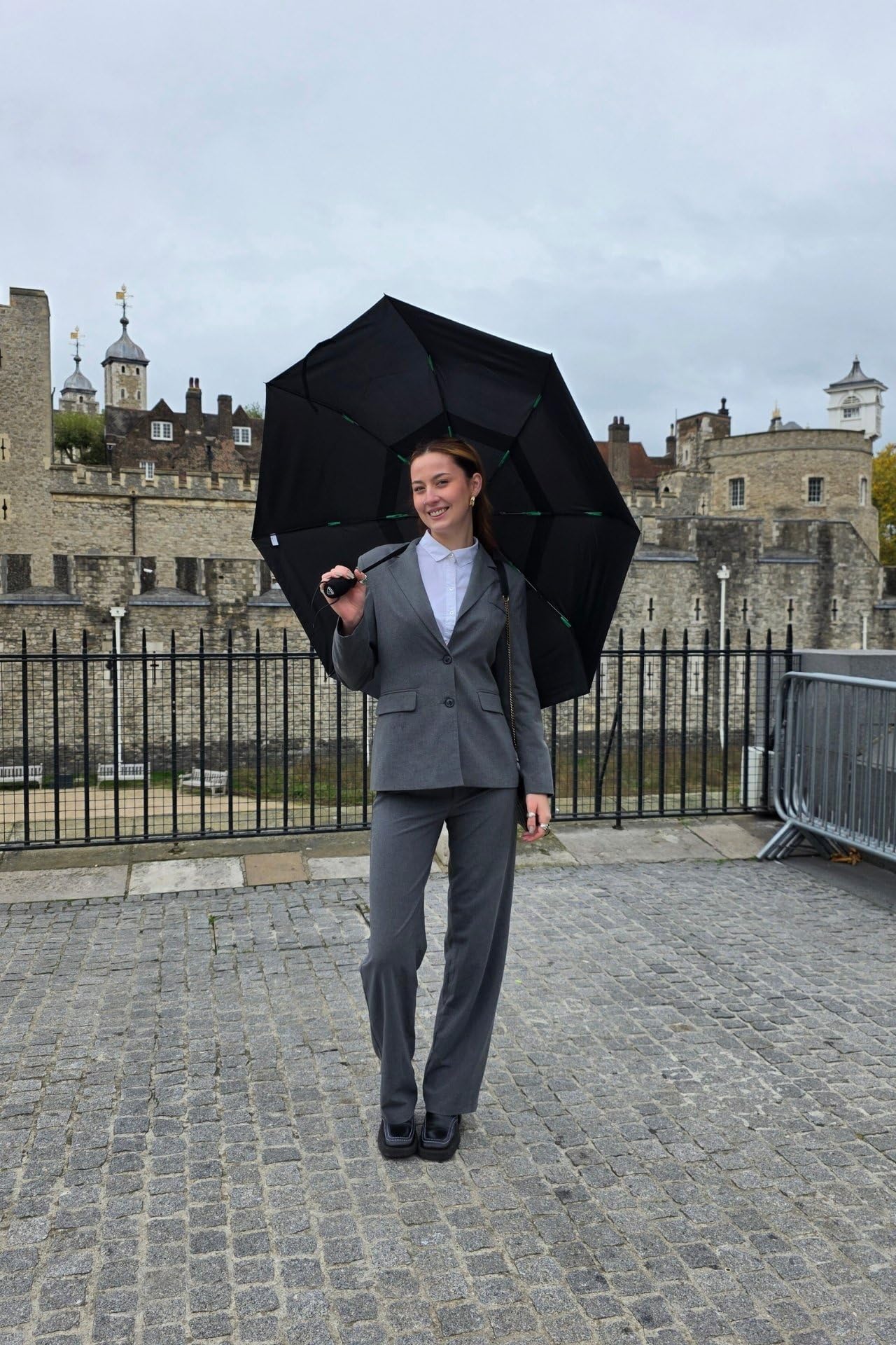 Fulton Tornado Parasol czarny, jeden rozmiar
