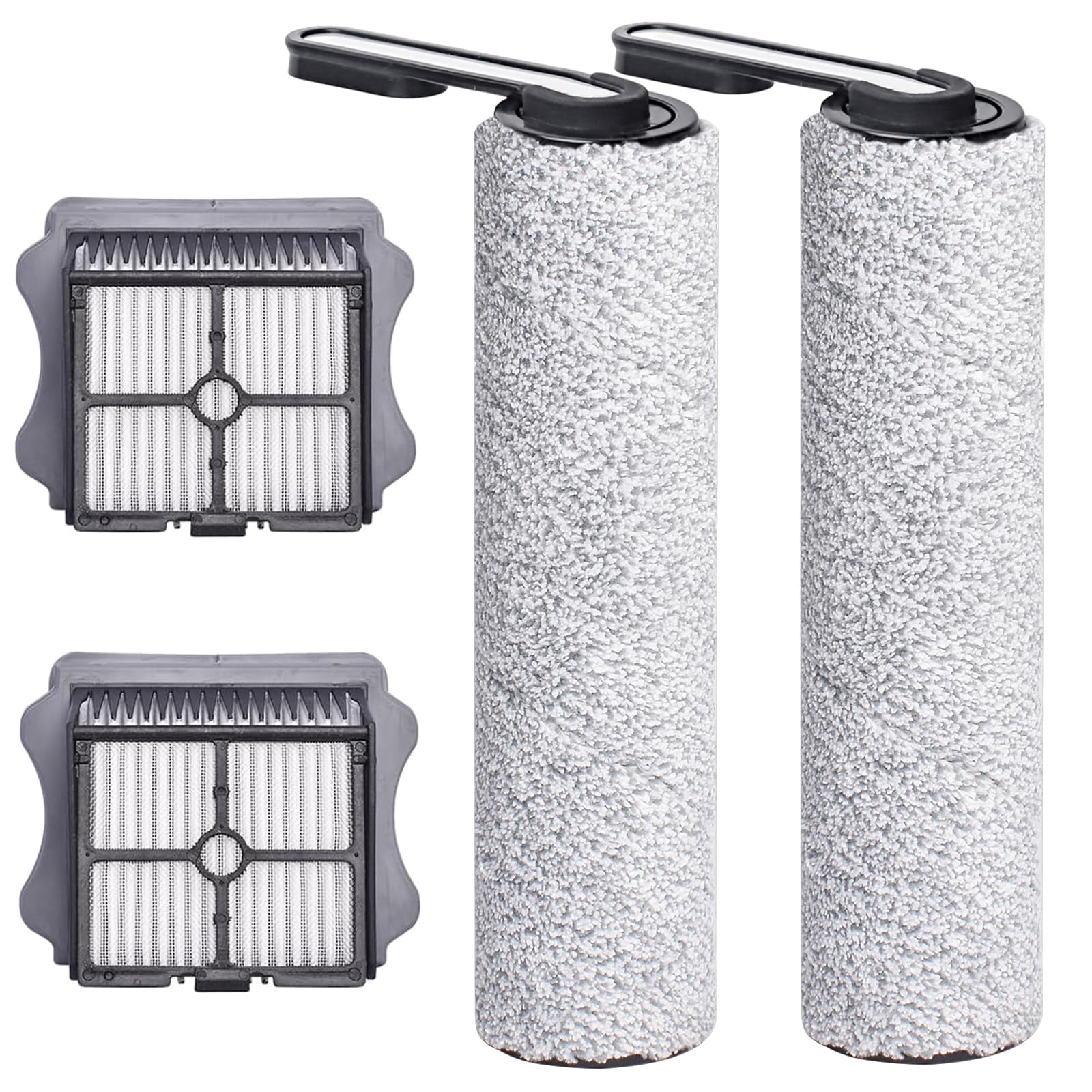 Floor One S5 Replacement Brush Roller and HEPA Filter for Tineco Floor ONE S5 & S5 PRO 2 Cordless Wet Dry Vacuum Cleaner, Replacement Roll Parts for Tineco cleaning solution refill