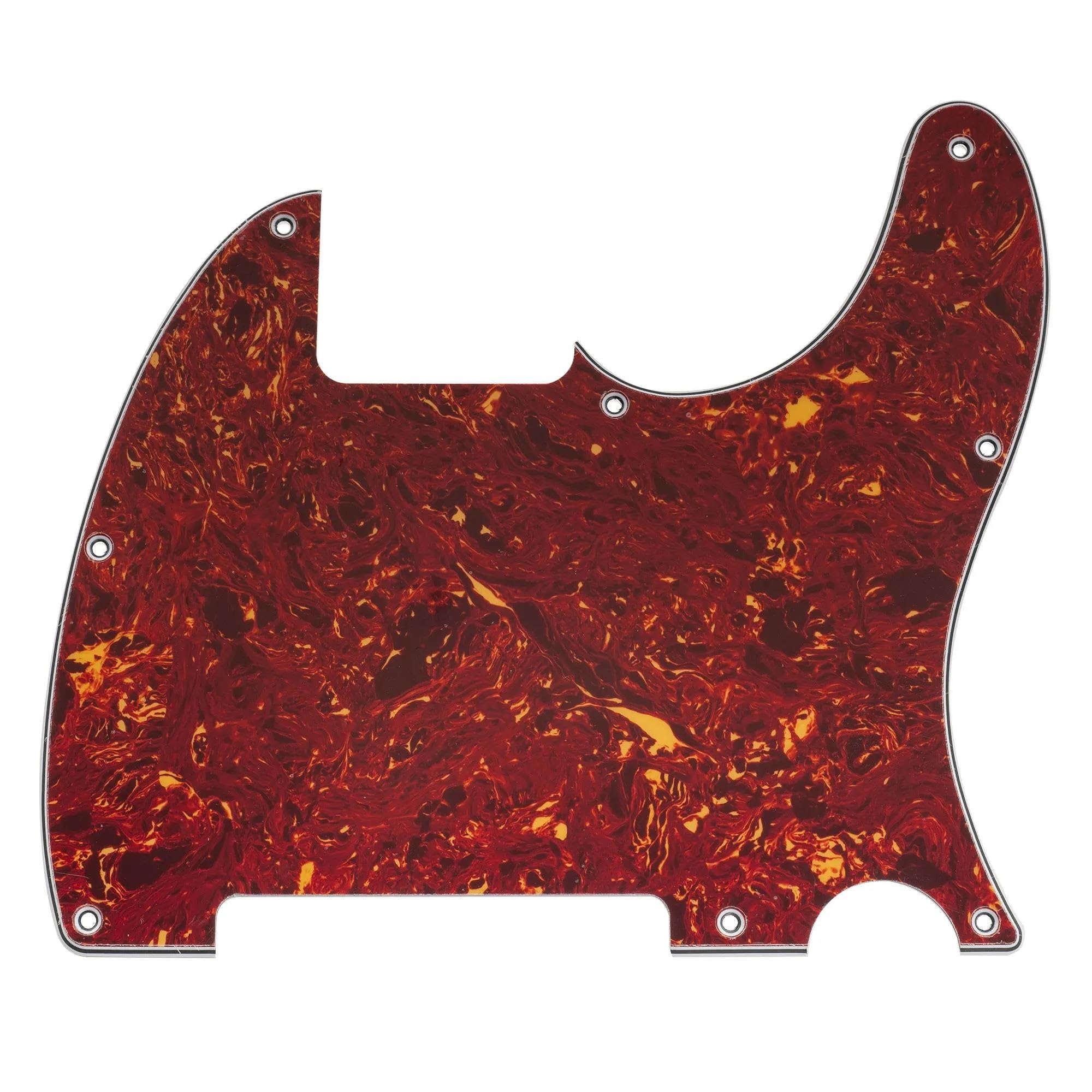 Standard Pickguard do gitary elektrycznej Maskownica Do Gitary Elektrycznej Z 8 Otworami H Trwała I Łatwa W Montażu(Vintage)