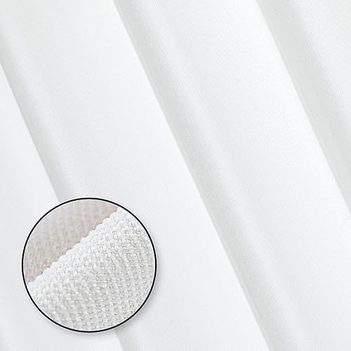 Miniatura 3 de Tienda Basics Cortinas semiopacas de felpilla para dormitorio y sala de estar, juego de 2 piezas con ojales, 42 pulgadas de ancho x 63 pulgadas de