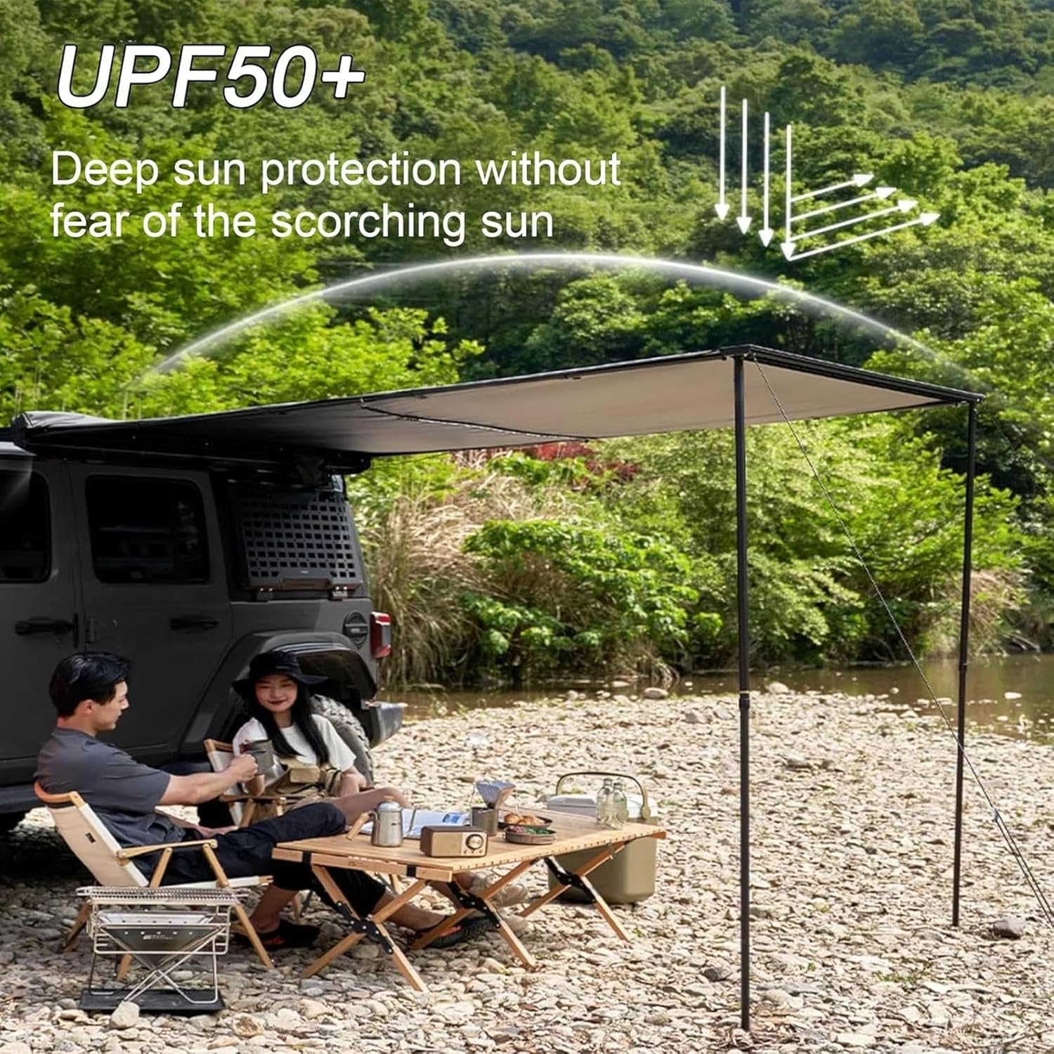 AMNOOL Car Awning, Van Awning, Camper Awning, Waterproof Retire