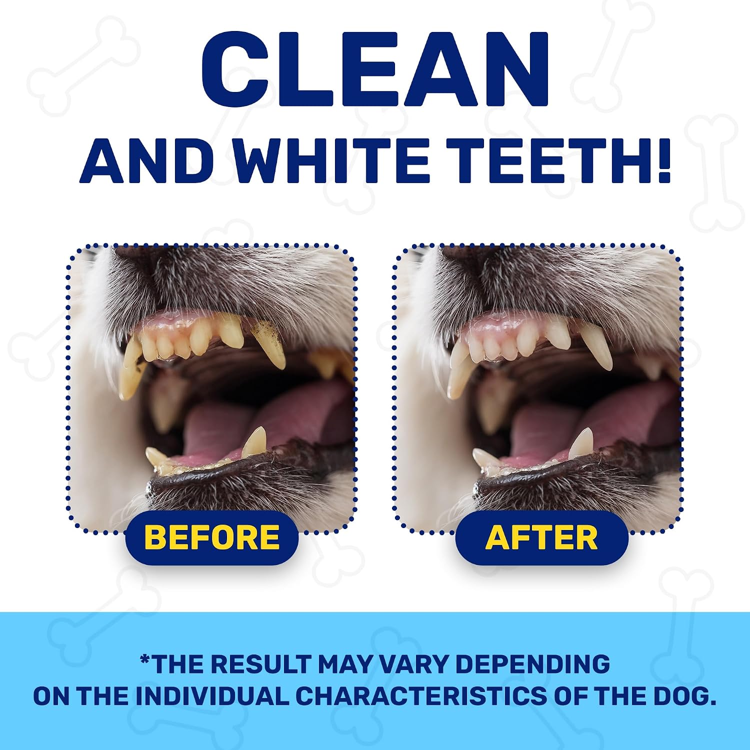 Dog Breath Freshener with Probiotics | Dog Dental Powder | Teeth Cleaning with Valerian Flavor | Suitable for All Breeds | 50 G