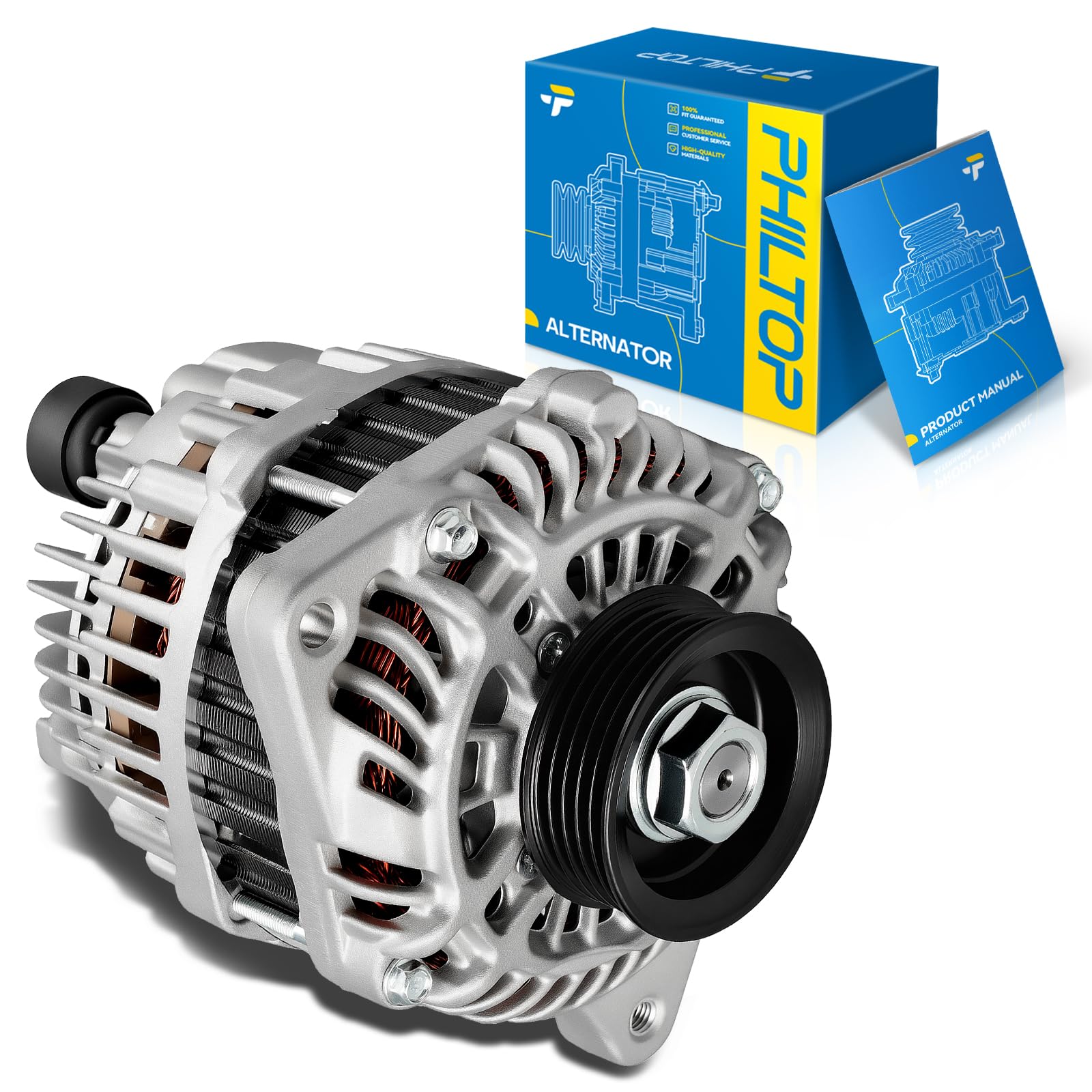 PHILTOP Alternator for 2009-2013 Honda Fit 1.5L 11410N