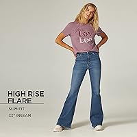 Vista 6 de Lee womens High Rise Flare Jean