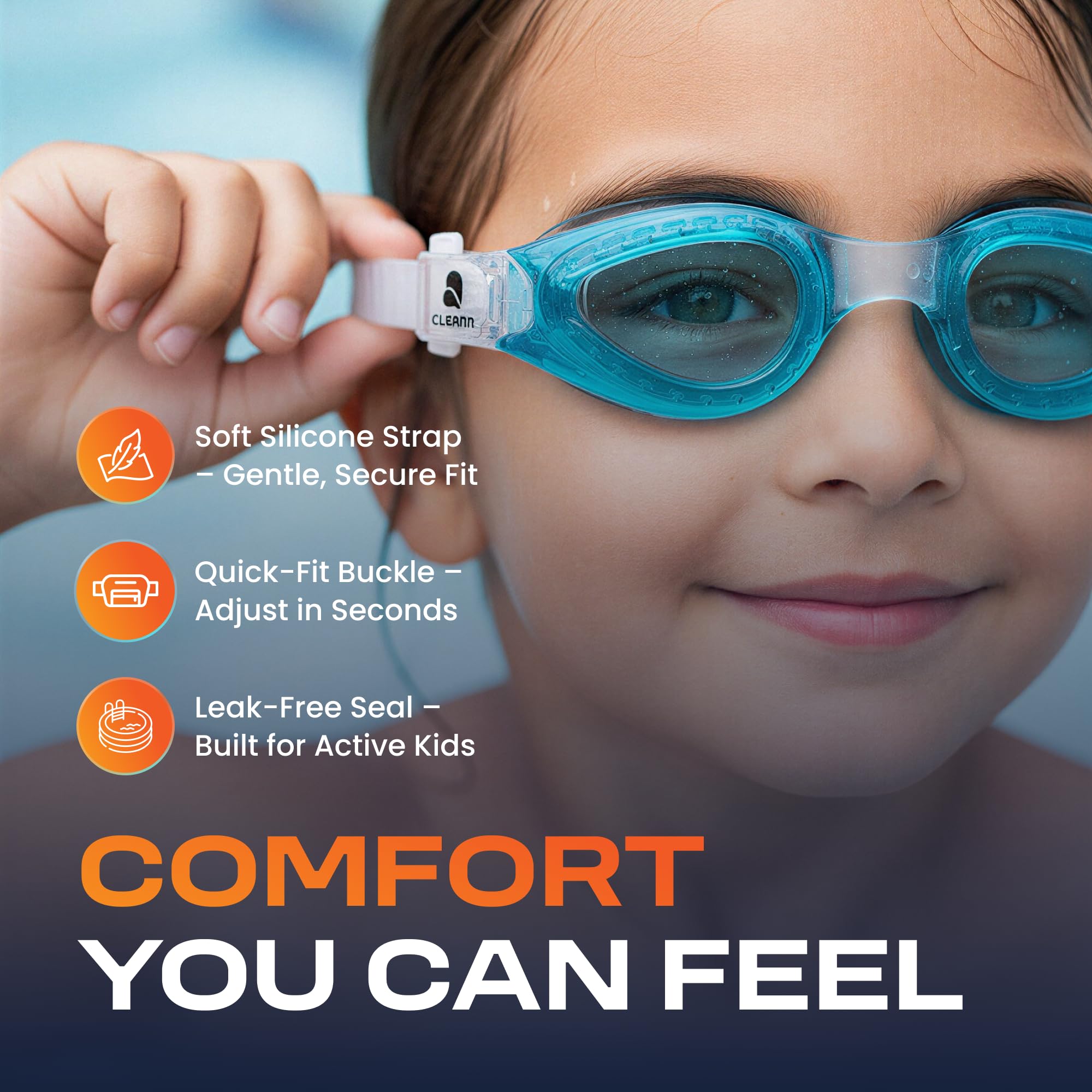 Clear'r Occhialini da nuoto Cayman Jr