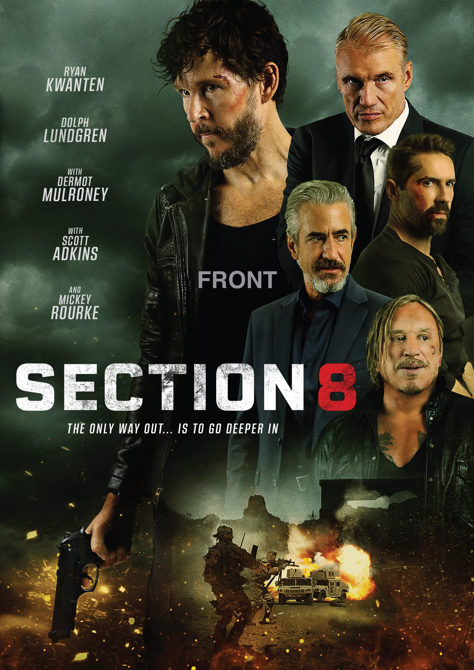 Section Eight USA DVD película de acción importada versión original