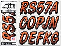 Vista 15 de Stiffie Whipline - Calcomanías de identificación alfanuméricas, adhesivos de números de registro para barcos y embarcaciones personales