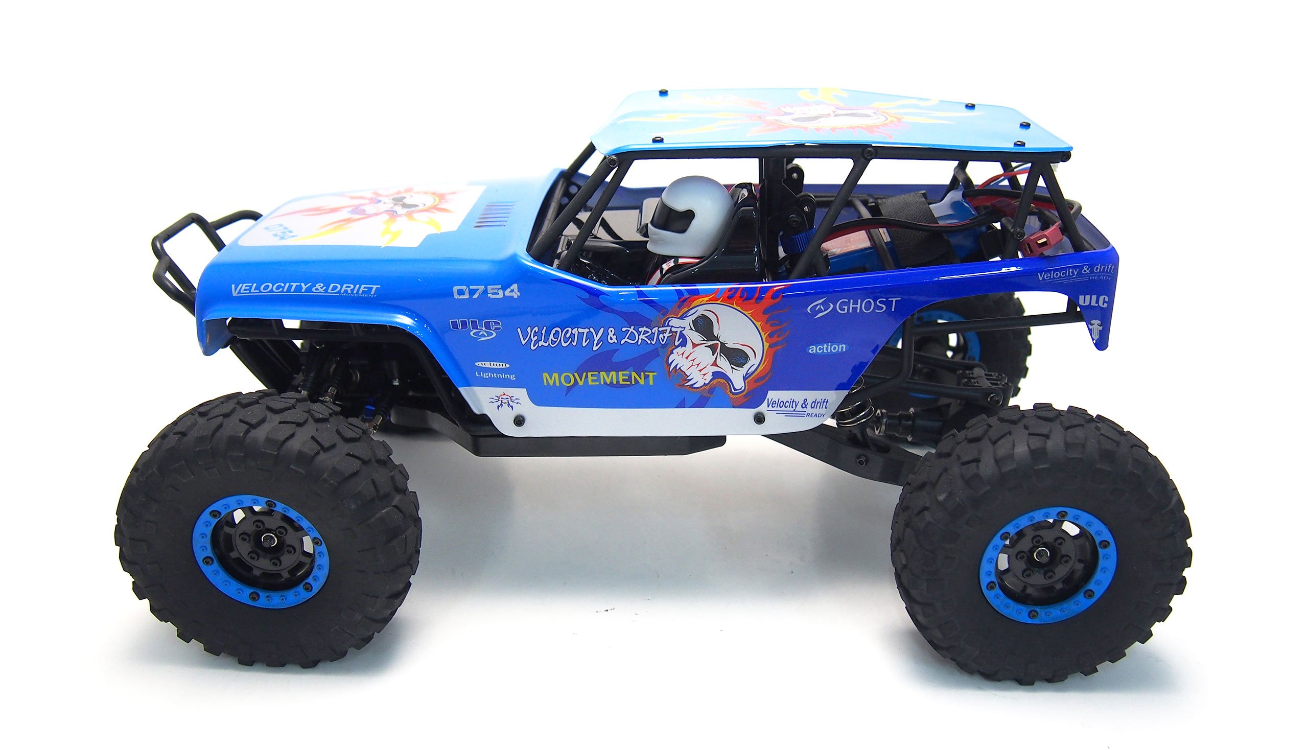 Amewi 2,4GHz, Cross Rock Racer 1:10, 2,4 GHz, RTR, Color Azul (22276)