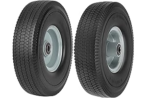 Pandeels 4.10/3.50-4 Flat-Free Tires & Wheels