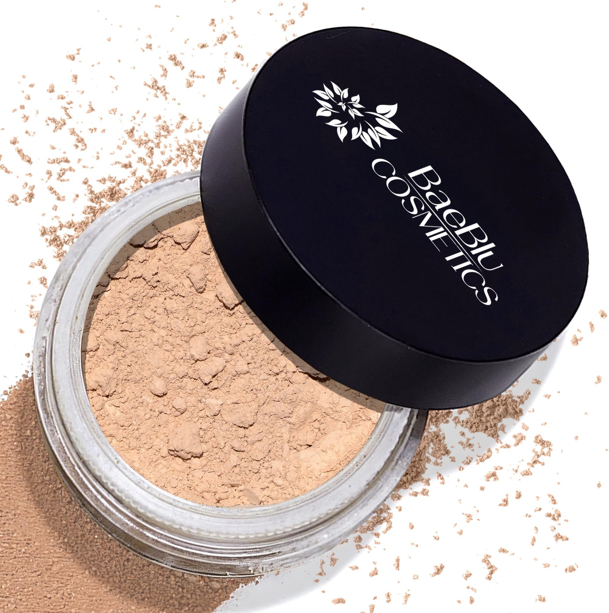 InstaFame Loose Powder Foundation, Inspire - Full Coverage Matte Natural Mineral foundation for Sensitive & Acne-Prone Skin - Non-Nano Zinc, Titanium Dioxide Mineral Pigment, No Fillers/Binders