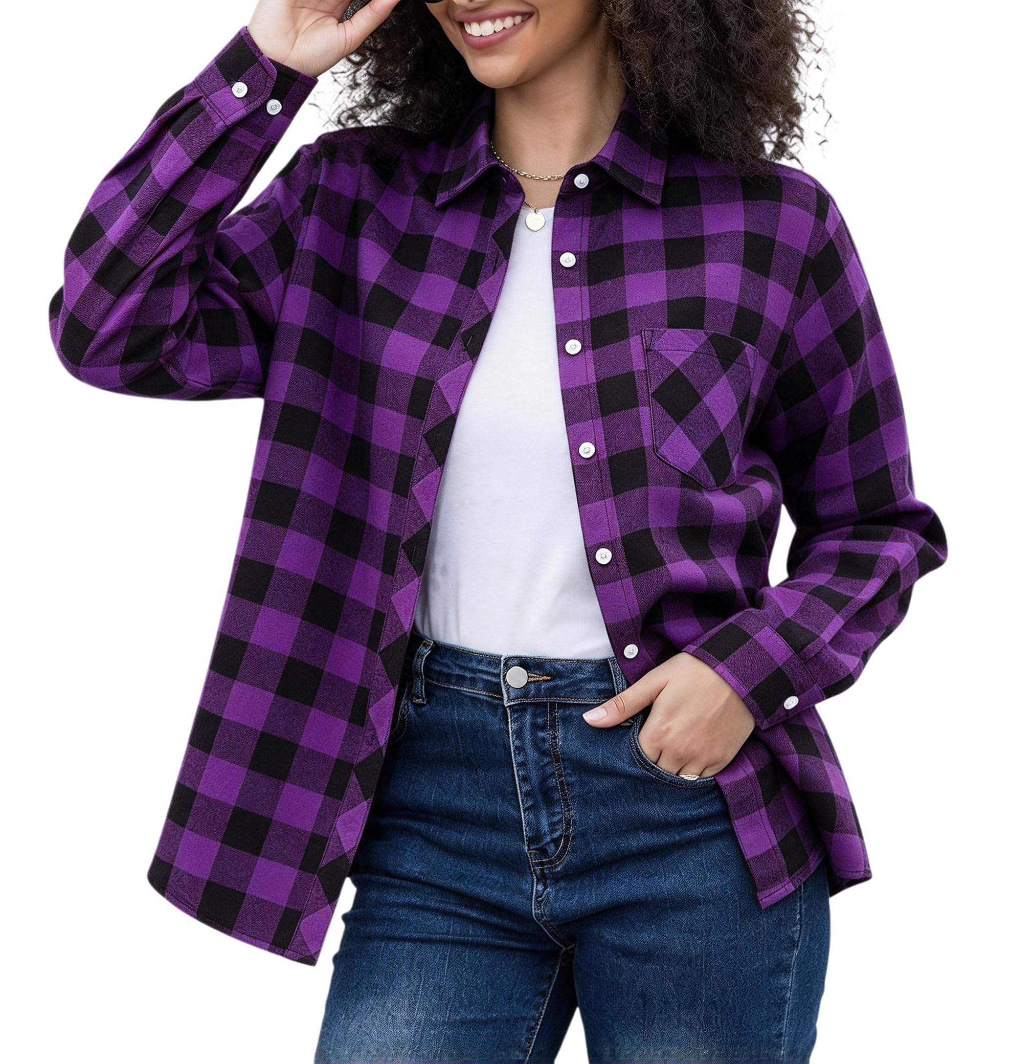 SANGTREE Women's Flannel Shirt
