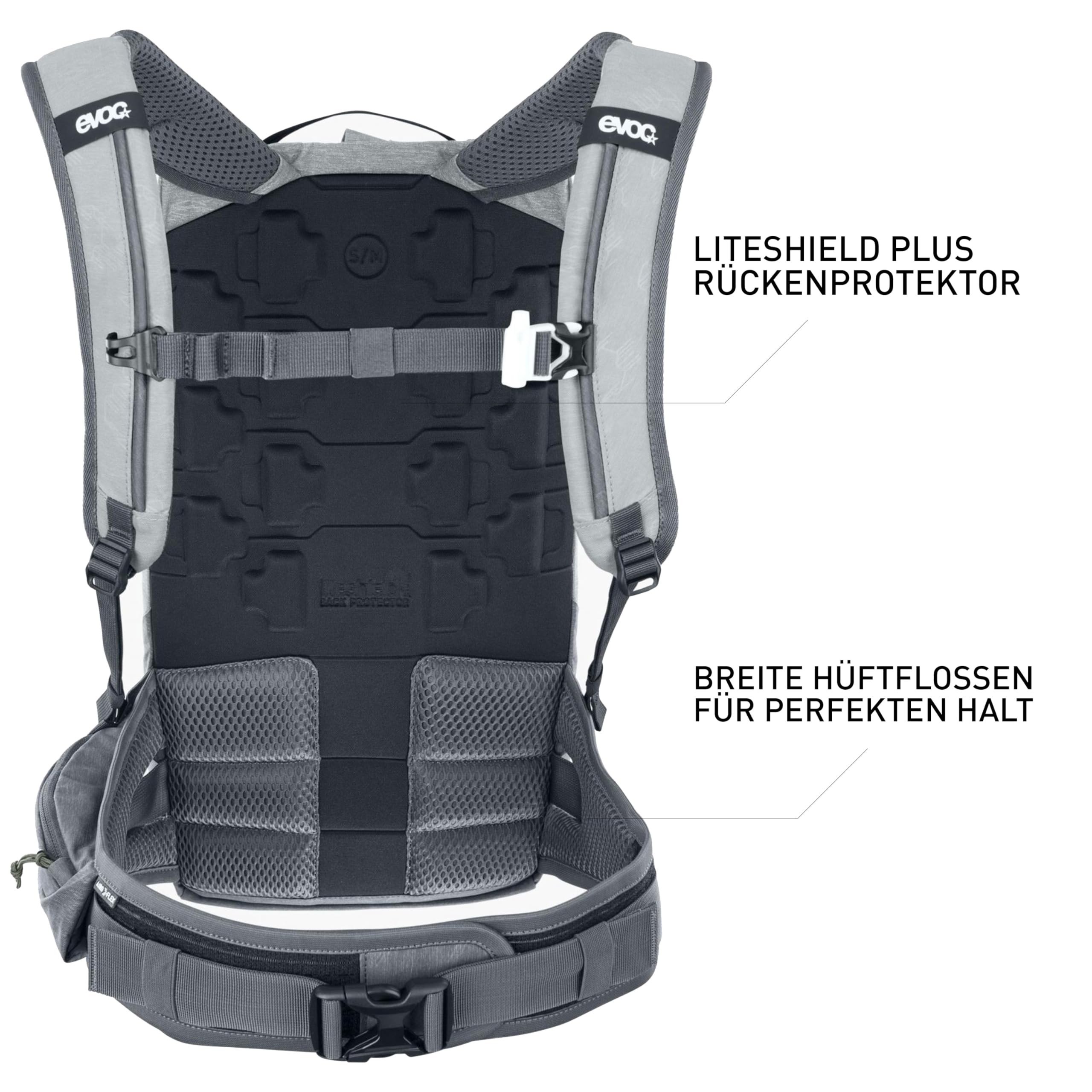 EVOC Backpack, Stone-Carbon Grey, Large-X-Large