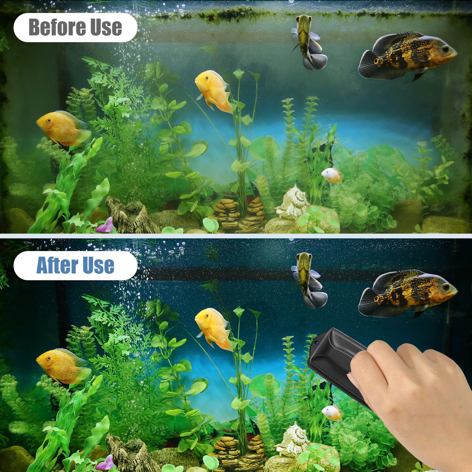 Nettoyant pour vitre d'aquarium