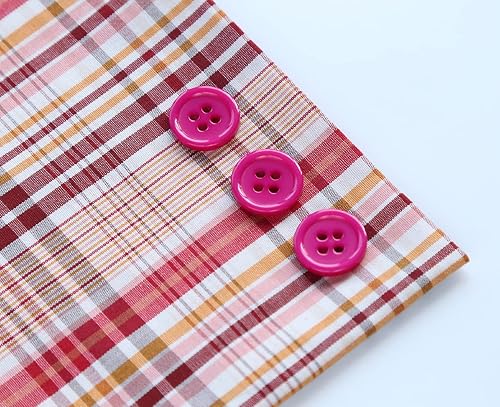 Miniatura 66 de 160 botones de costura de 5/8 pulgadas (0.591 in) para ropa, botones de color gris oscuro, botones de color gris oscuro, manualidades, proyecto