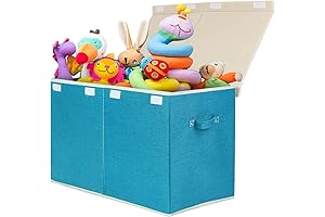 Popoly Foldable Colors Storage Bin Closet Toy Box Container Organizer