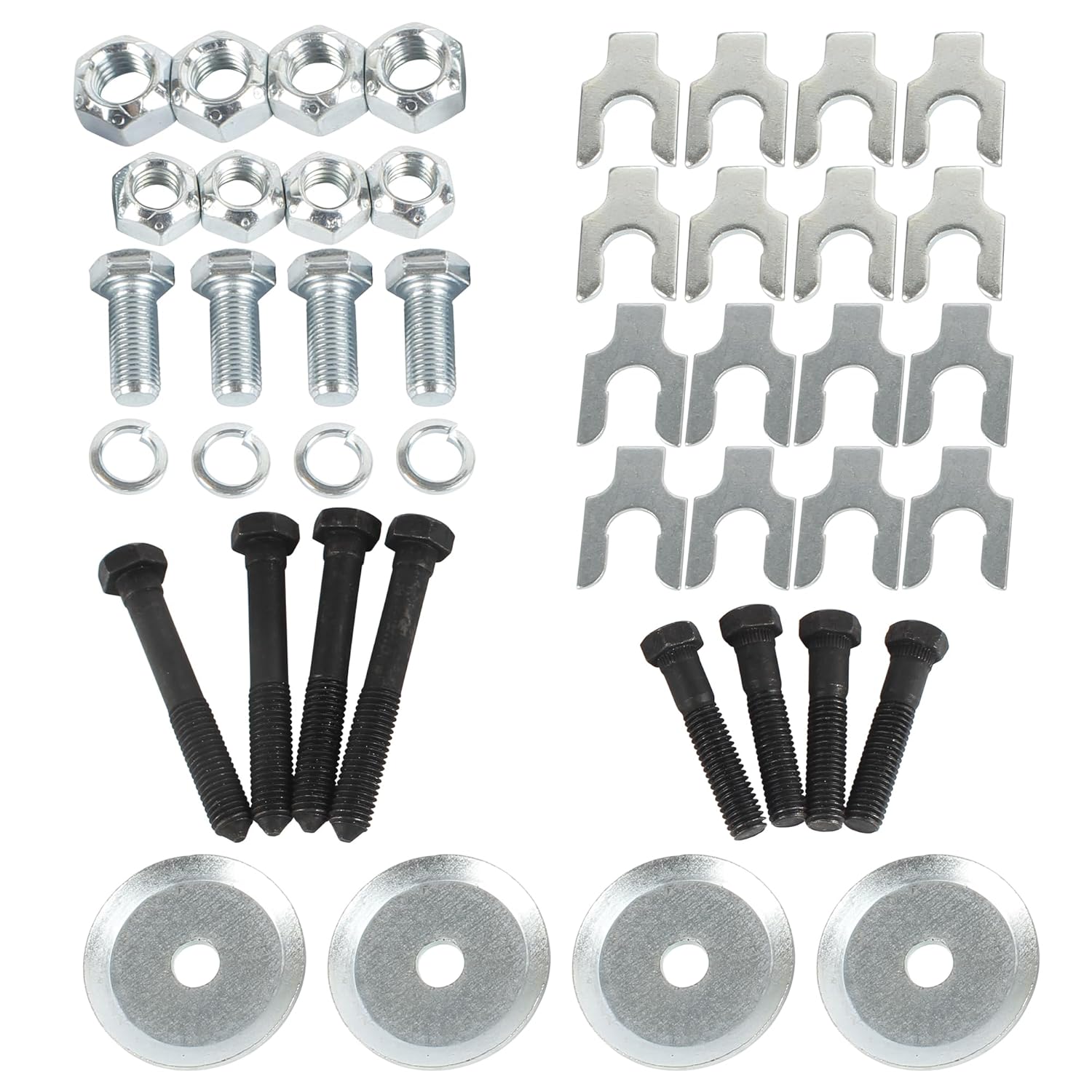 44 PCS Upper Lower Control Arm Bolts with Nuts Compatible with Camaro Chevelle Nova Firebird,Chevelle, El Camino, GTO, Lemans, Tempest, Skylark, GS