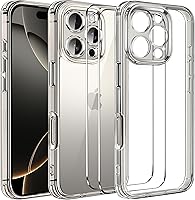 Vista 35 de ivoler Funda Transparente 3 en 1 Diseñada para iPhone Air de 6.5 pulgadas / iPhone 17 Air de 6.5 pulgadas 2025 con Paquete de 2 Protectores