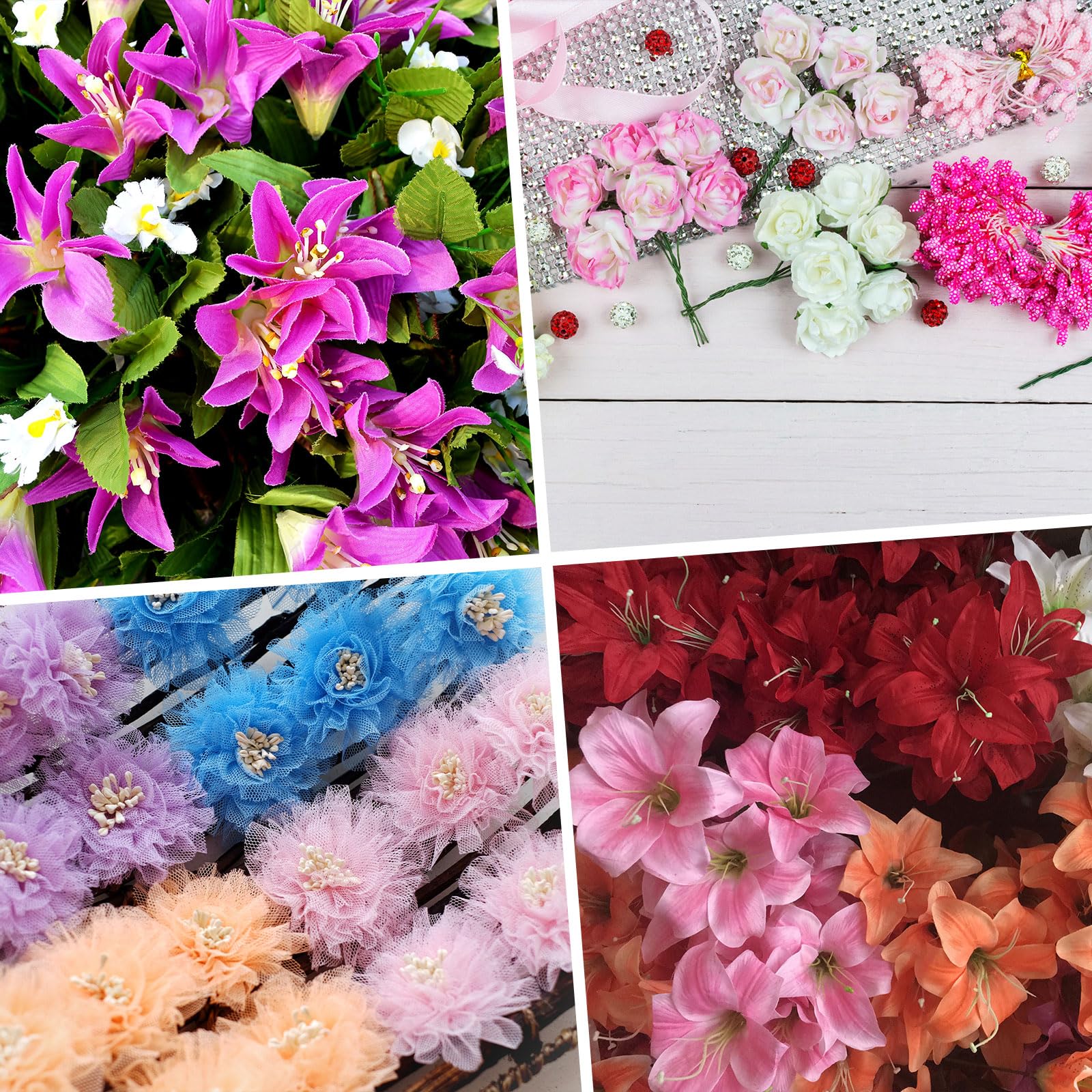 Pistils Artificiels Mats à Double Tête Pour Loisirs Créatifs