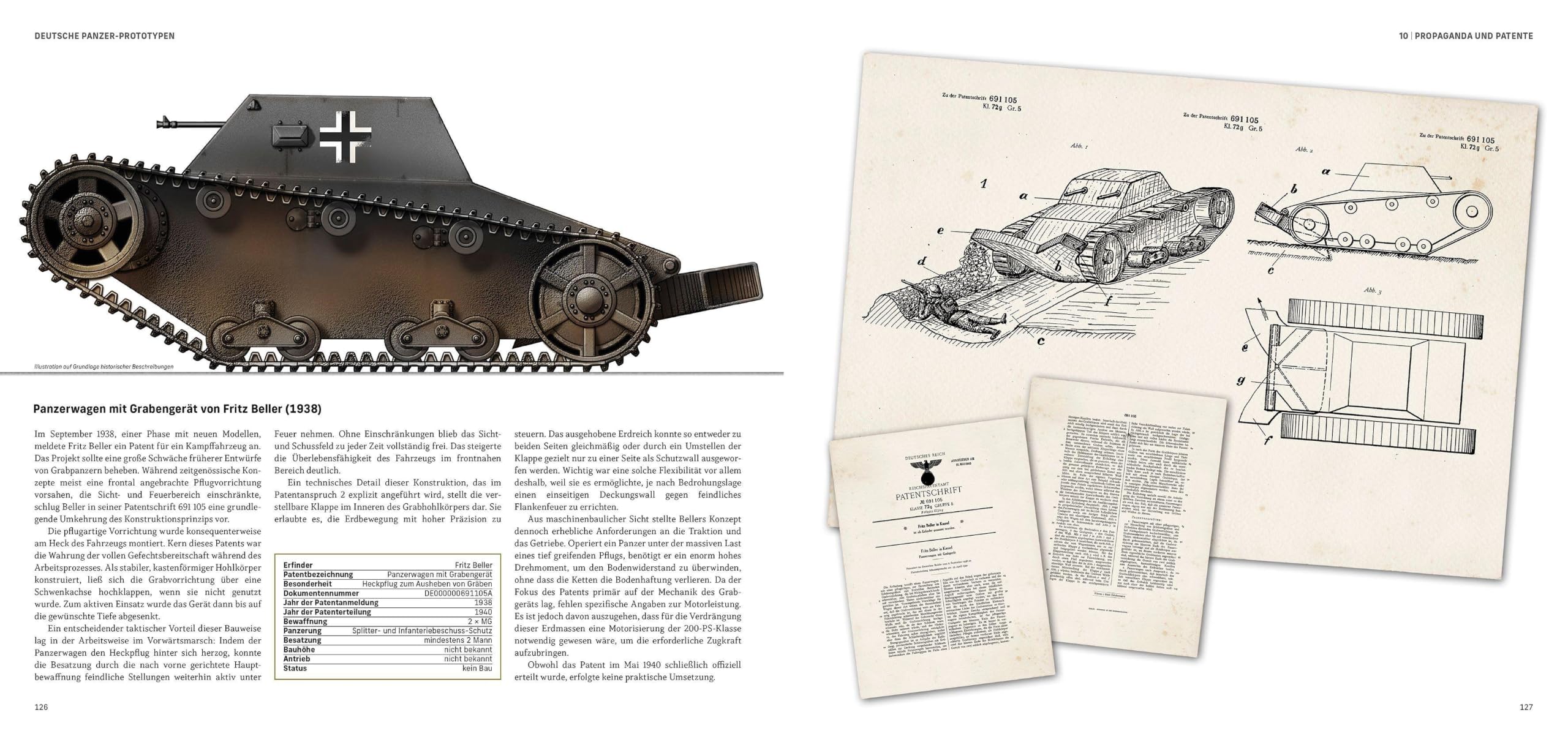 Deutsche Panzer-Prototypen: Einzelstücke • Konzepte • Patente, Kampfpanzer der Wehrmacht von 1935 – 1945