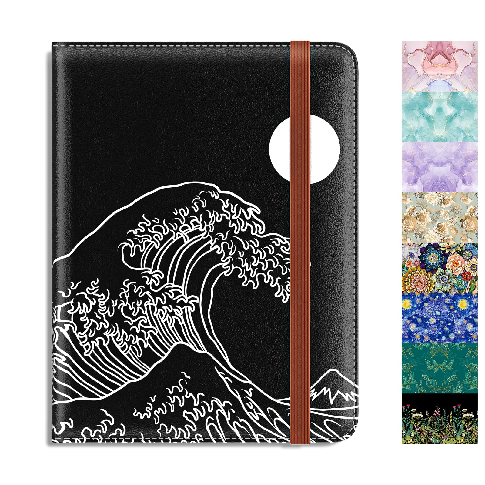 Rimilak Passport Holder, RFID Blocking Passport Cover Wallet Travel Essentials, Leather Travel Air Ticket Documents Organizer Protector for Women and