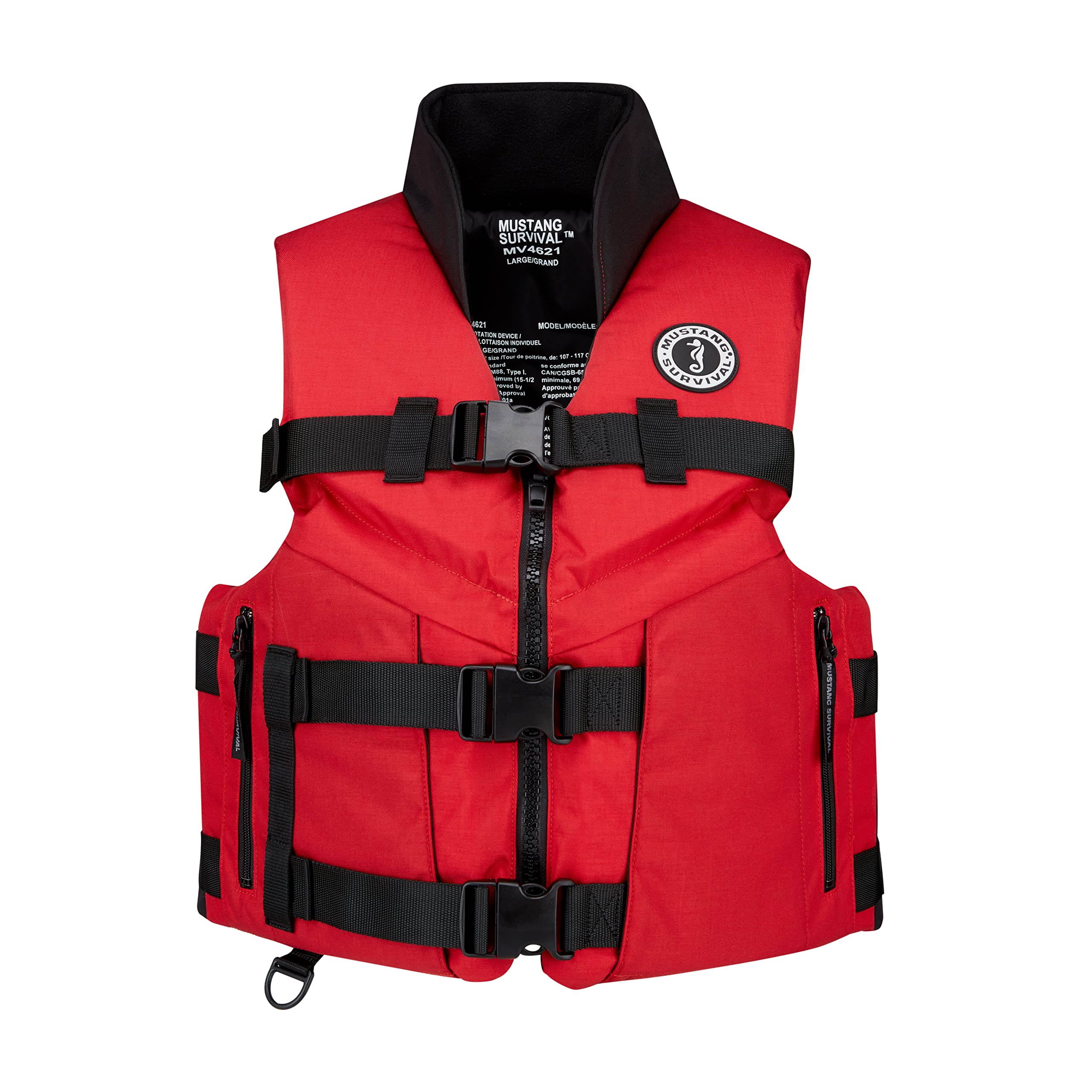 Amazon.com : Mustang Survival Accel 100 Fishing Foam Vest for