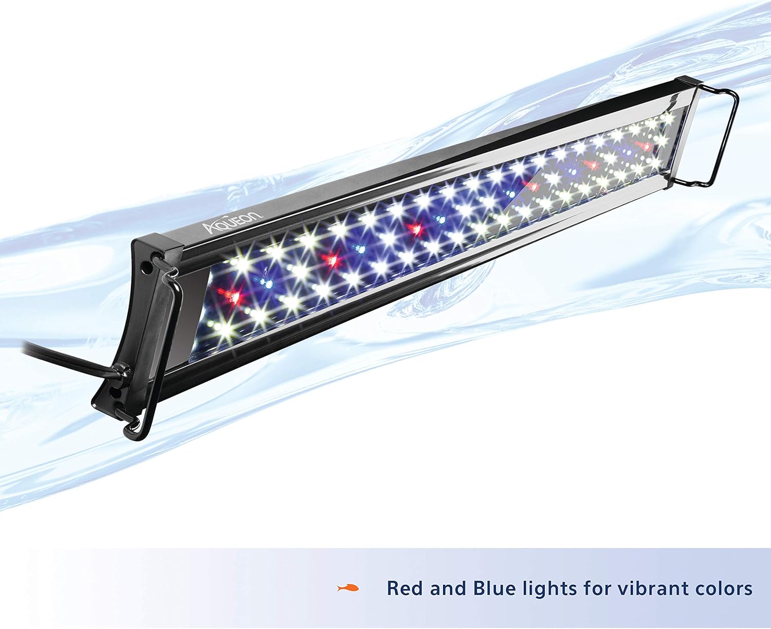 Aqueon LED OptiBright Fish Tank Aquarium Light Fixture, 30-36 Inch