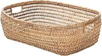 Vista 1 de Kouboo Cambria - Cesta de tejido abierto, color marrón miel
