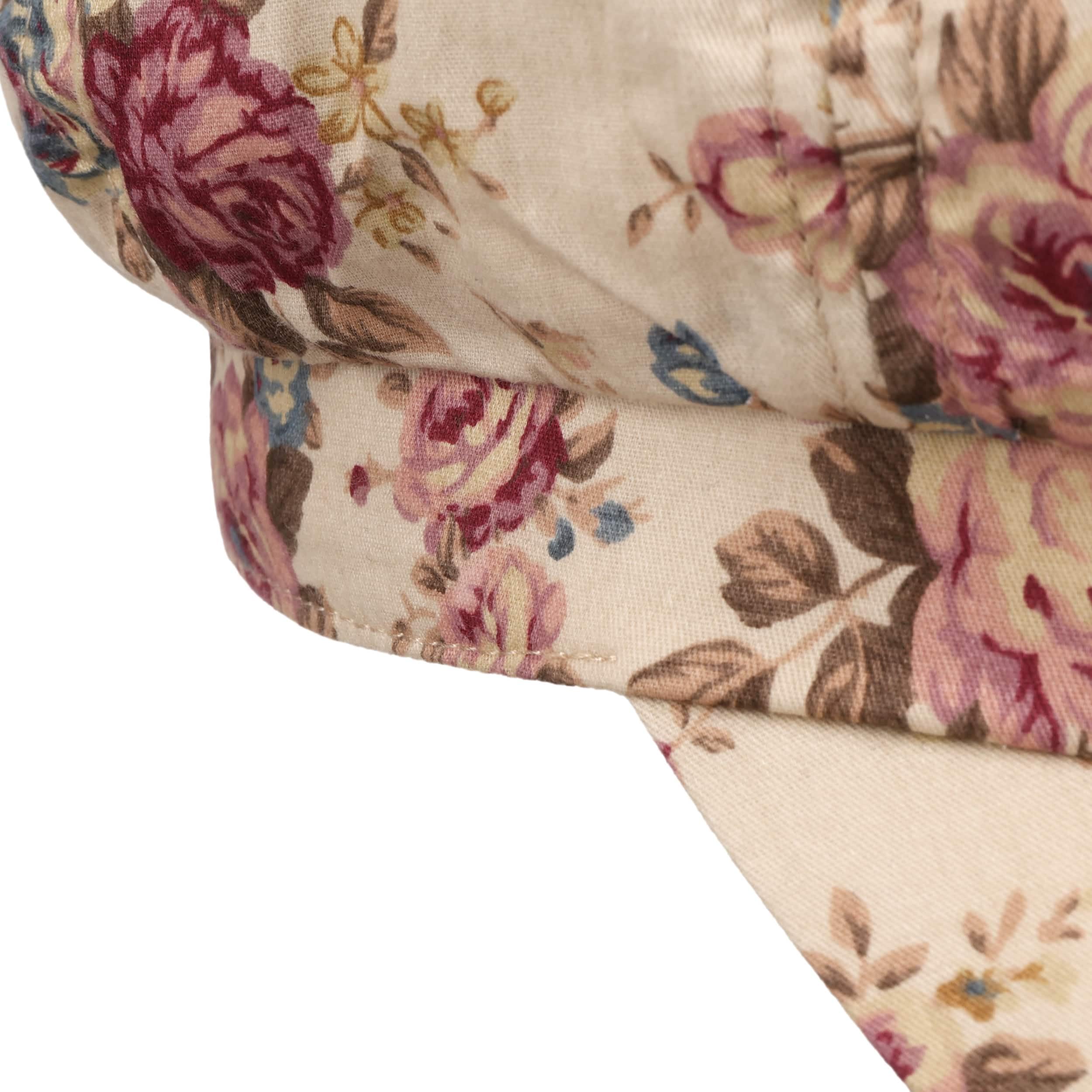 Lipodo Casquette Gavroche Romantic Roses Femme - Newsboy avec Etiquette Visiere Printemps-ete Printemps Ete