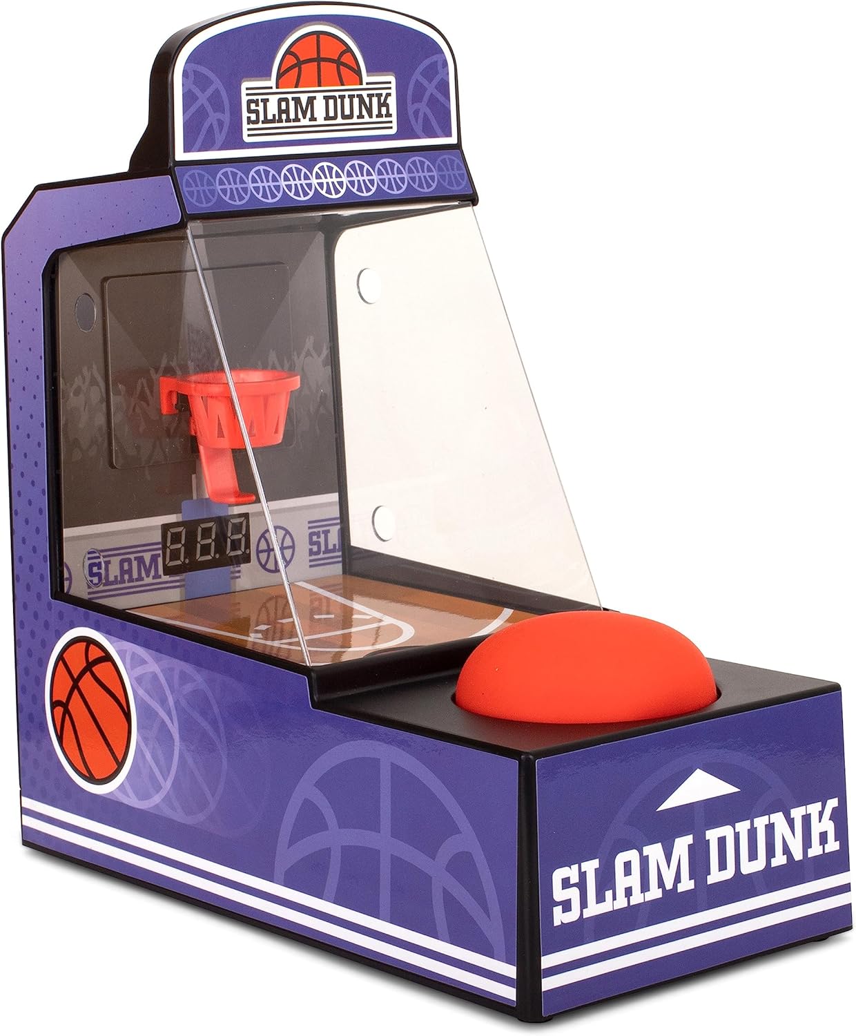 Retro Mini Arcade Basketball Game, Desktop Arcade Machine, Portable Tabletop Basketball Game with Score Counter, Basketball Hoop, Great Gifts for Men, Birthday Presents for Him - ThumbsUp!