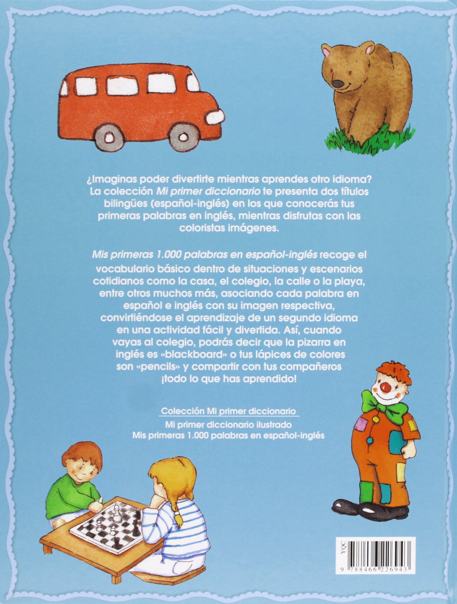 Mis Primeras 1.000 Palabras en Español-Inglés (Mi Primer Diccionario Ilustrado)