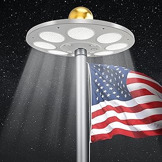 PPQ Solar Flagpole LED Light - Long Lifespan