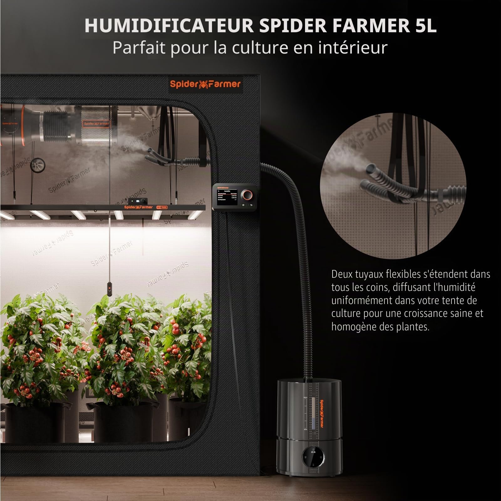 2025 Spider Farmer Humidificateur (5L)