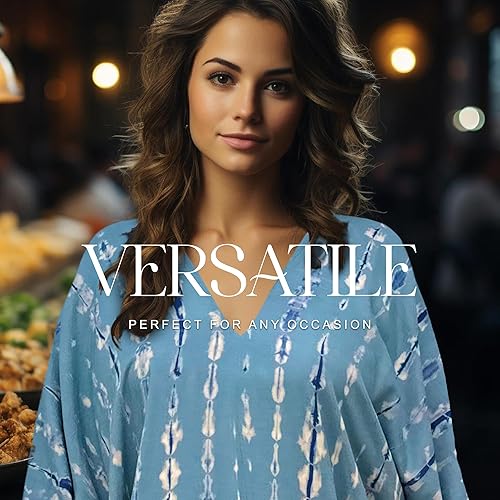 Miniatura 3 de Plus Size Kaftan Dresses for Women, Handmade Caftans for Women - Tie-Dyed Oversized Dress, Beach Swimsuit Coverup, Maxi Dress & Sundress for