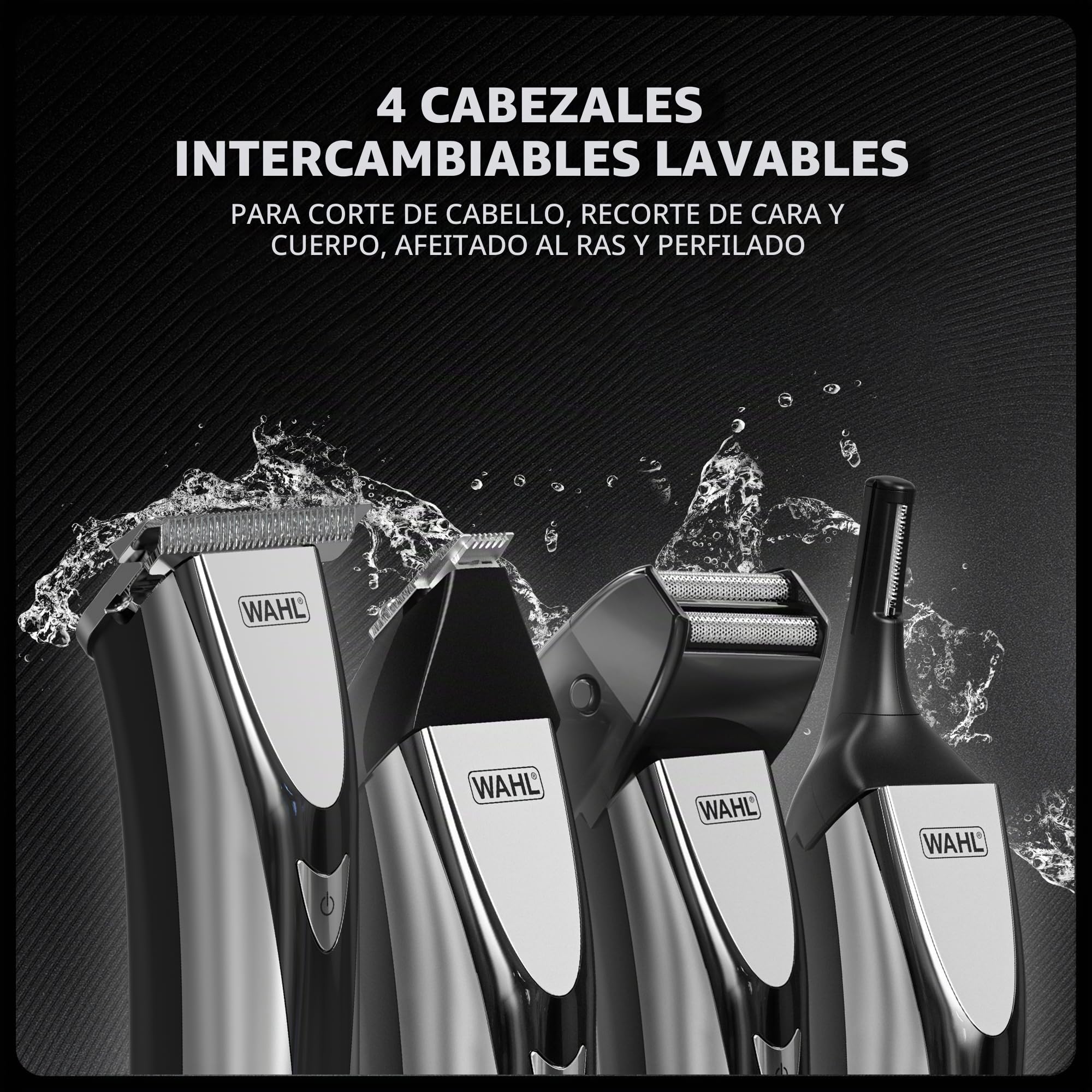 Wahl Elite Aparato multifunción 8in1 para hombre: cabeza, cara y cuerpo