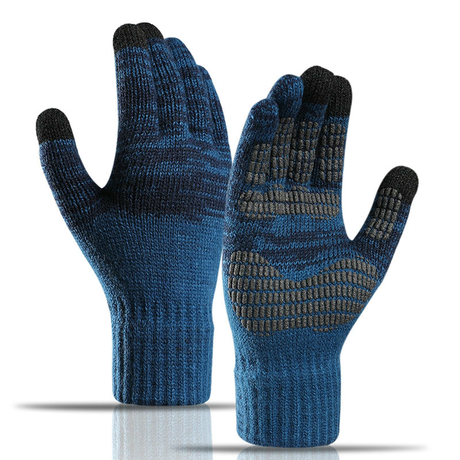 Wintermütze Schal Handschuhe Set Aus Outdoor-schal, Warmem Und Kältebeständigem Schal, Mit Fleece Gefütterter Verdickter Wollmütze-dunkelgrau