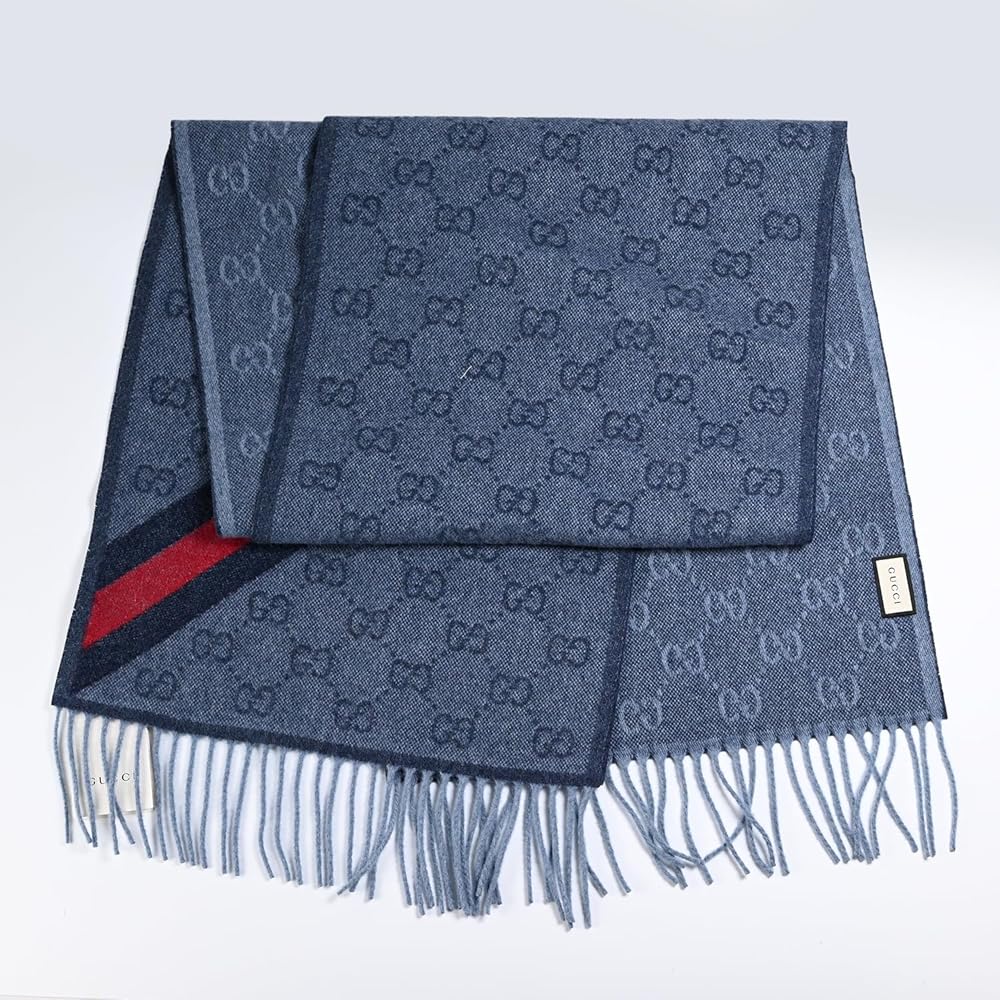 Amazon | [グッチ] マフラー メンズ レディース 男女兼用 GG柄