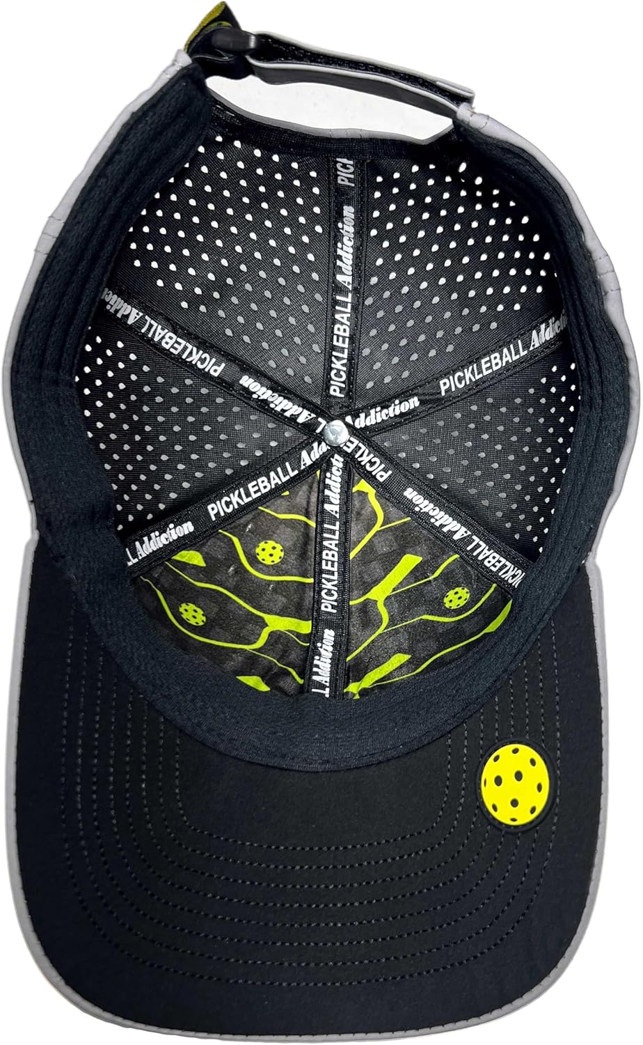 Unisex Pickleball hat. No Sweat Stains, Ultimate Comfort, Designed & Sold by a US Pickleball Family.