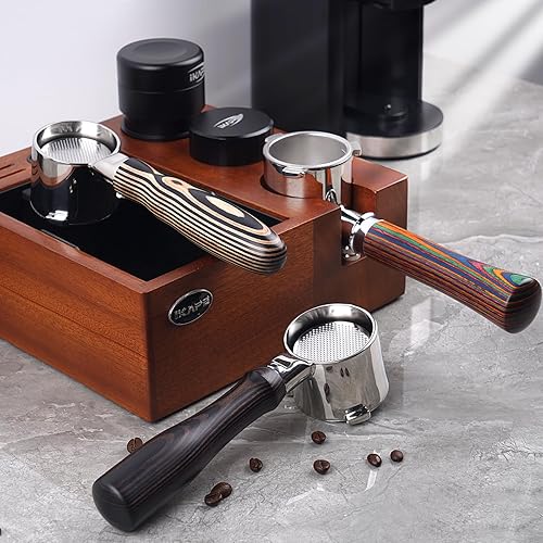 Vista 16 de IKAPE Productos de café, 2.008 in, portafiltro desnudo sin fondo, compatible con máquinas de café Delonghi EC0680, EC0685, SMEG y EUPA de 2.008 in