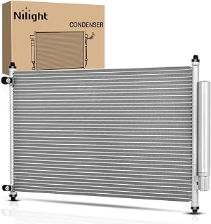 Nilight AC Condenser Compatible with Honda Accord L4 2.4L V6 3.5L 2013 2014 2015 2016 2017 Air Conditioning A/C Condenser with Receiver Drier Replace# 4165, 940466, HO3030159, CN4165PFC, 80110-T2F-A01