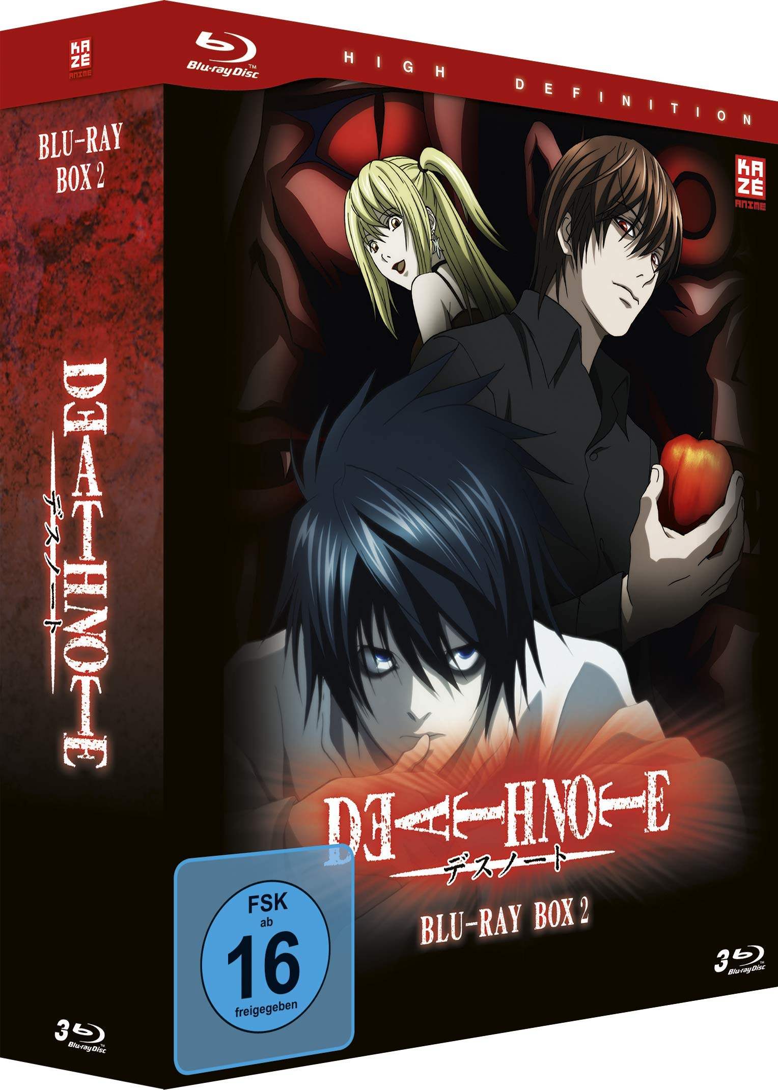 Death Note Blu-ray Box Set Episode 19-37 (3 Blu-rays)