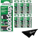 Fujifilm Quicksnap Flash Disposable Camera 400 Iso, 6 Pack, 35mm Camera, 27 Exp, Balveli Coth, Fuji Film Disposable Bulk, 6 Pack of Fuji Disposable Cameras.