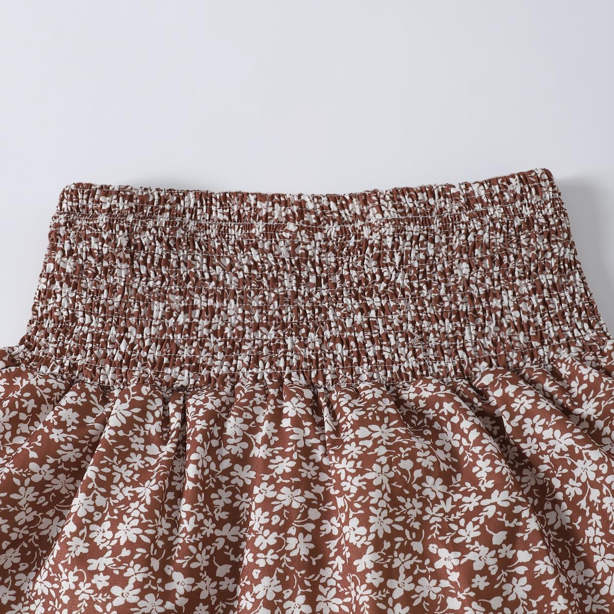 Tween Girl Maxi Skirt Summer Trendy High Waist Floral Long Skirts Flowy Boho Skirt, 9-16 Years