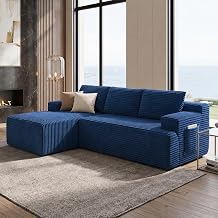 Boneless Couches for Living Room Sectional Cloud Couch Deep Seat Chaise
