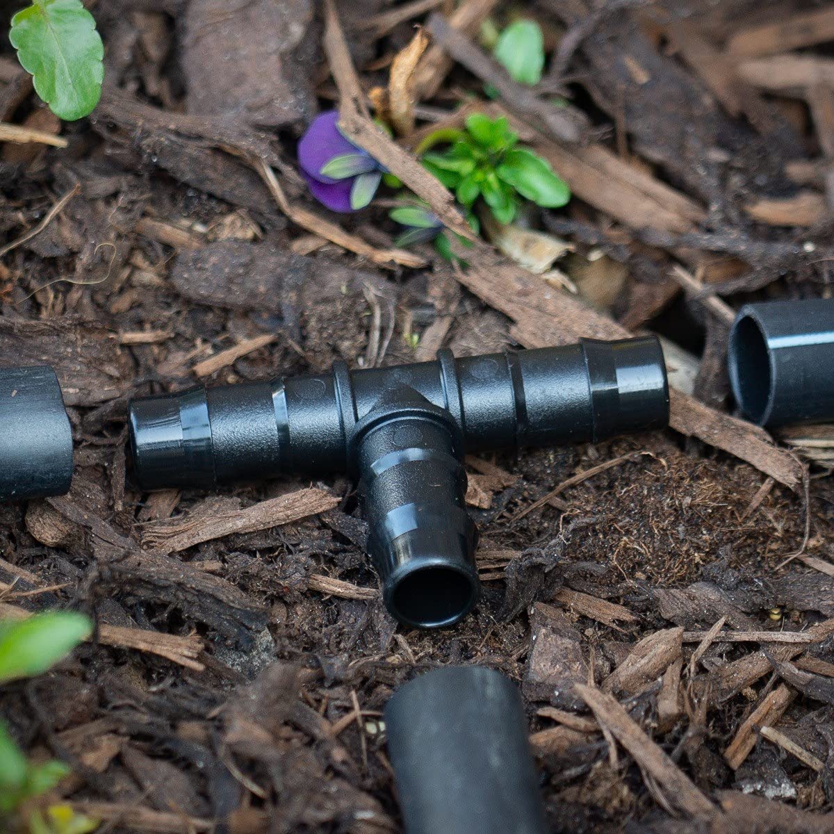 HydroSure Pack of 25 x Double Barbed Tee - 13mm - Black