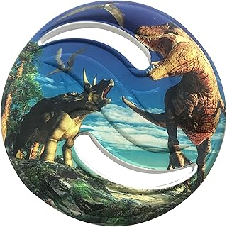 Aeromax Dino Saucer Foam Flying Disc Assorted Dino Design 1 Piece