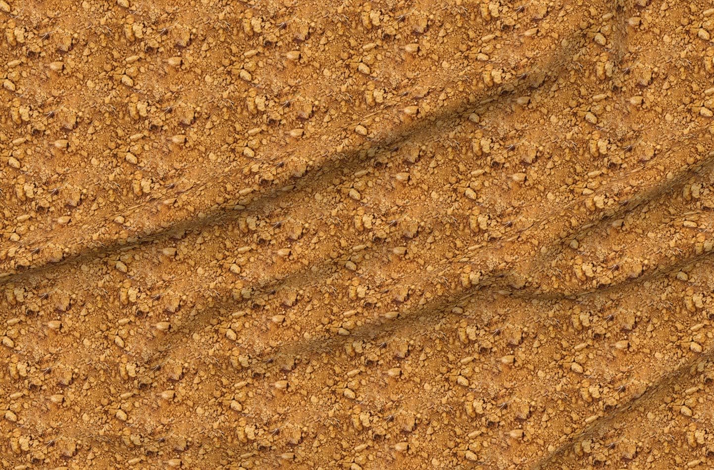 Spoonflower Fabric - Red Dirt Texas Rocks Sand Nature Photographic Mud Printed on Organic Cotton Sateen Fabric by The Yard - Sewing Quilting Apparel Home Decor