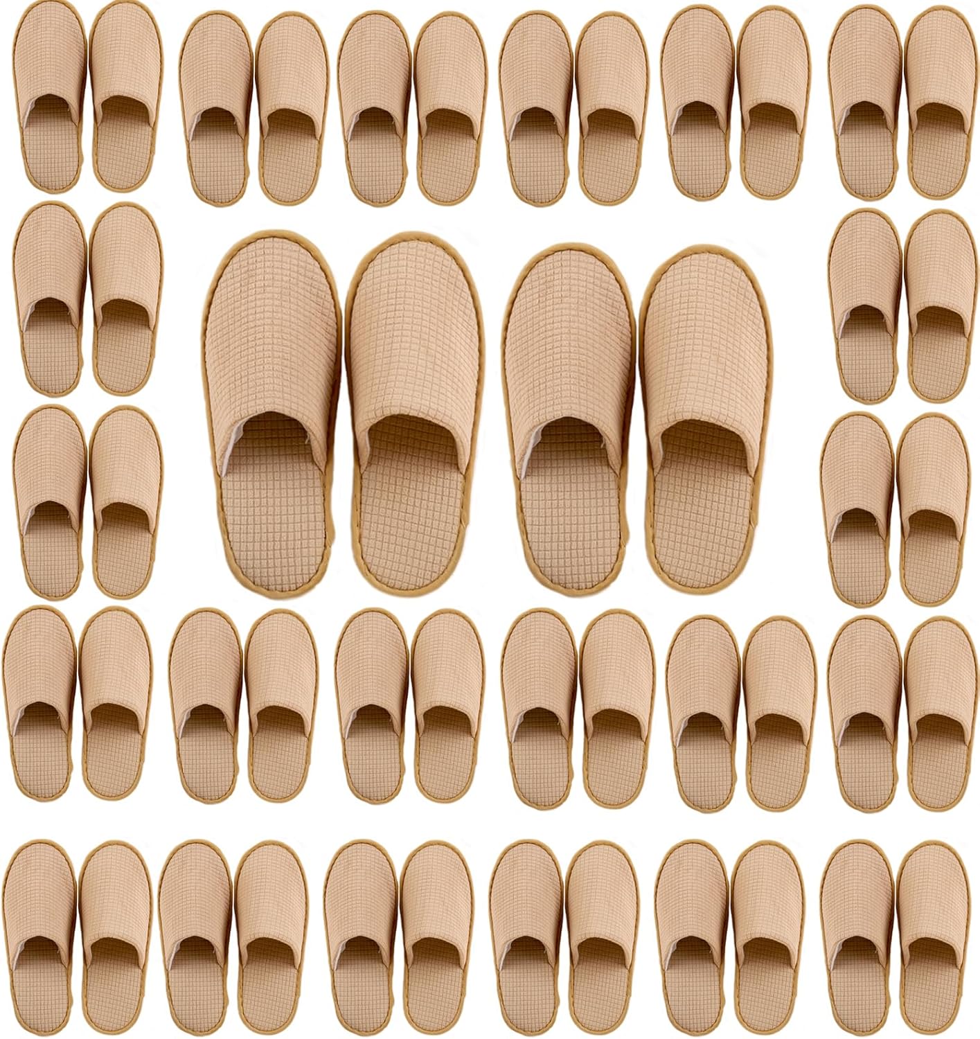 24 Pair Disposable Slippers Non-Slip Guest Spa Slipper Hotel Special Shoes