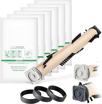 Vacuum Cleaner Brush Roll Compatible with Kirby, High Efficiency Filter Bag
