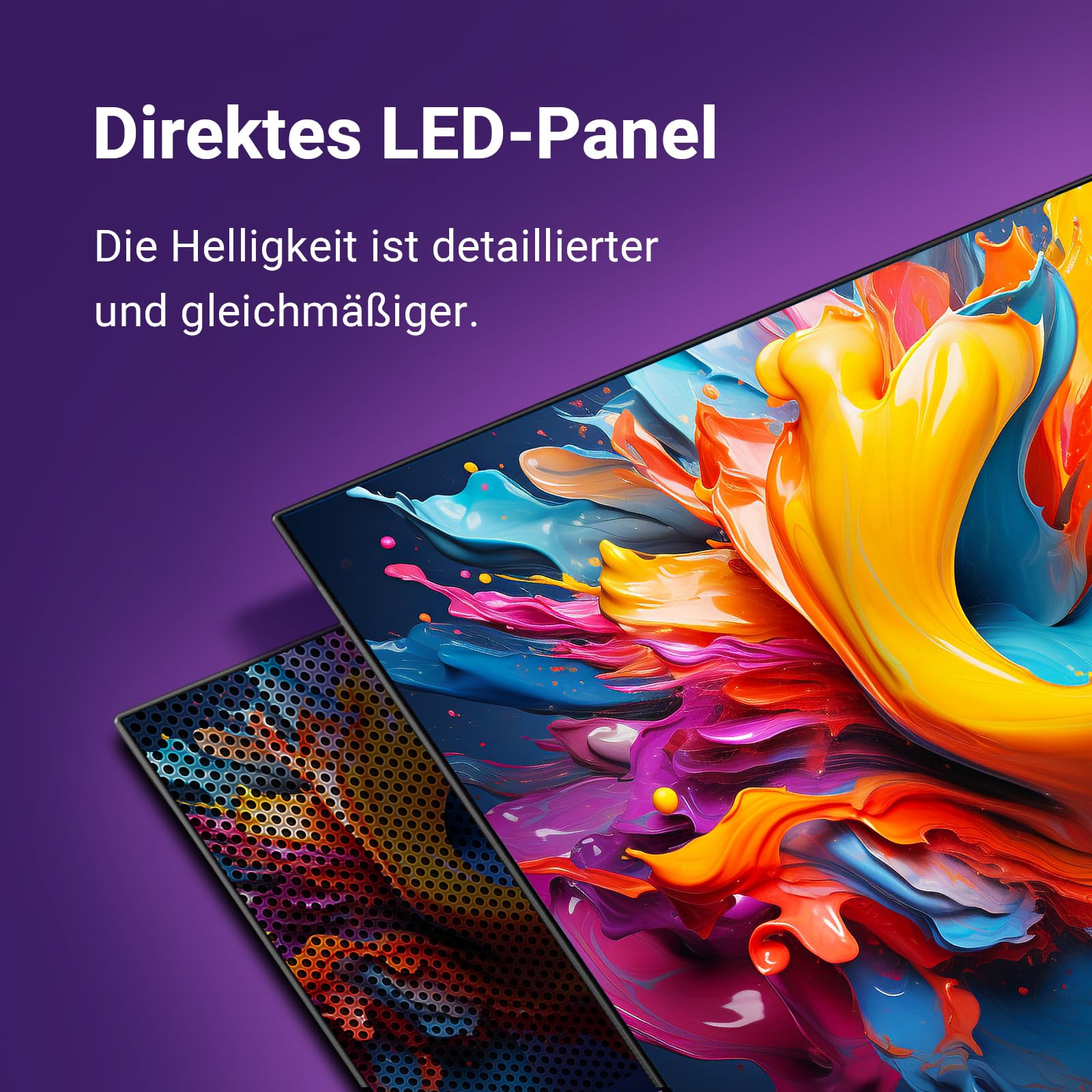 TuTu TUV32FN1B Fernseher 32 Zoll (80 cm), Full HD Smart TV mit Bluetooth, WLAN, Triple Tuner (DVB-T/T2, DVB-C, DVB-S/S2), App Store, AirPlay, HDMI, USB, Mittelfuss